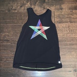Black star tank top